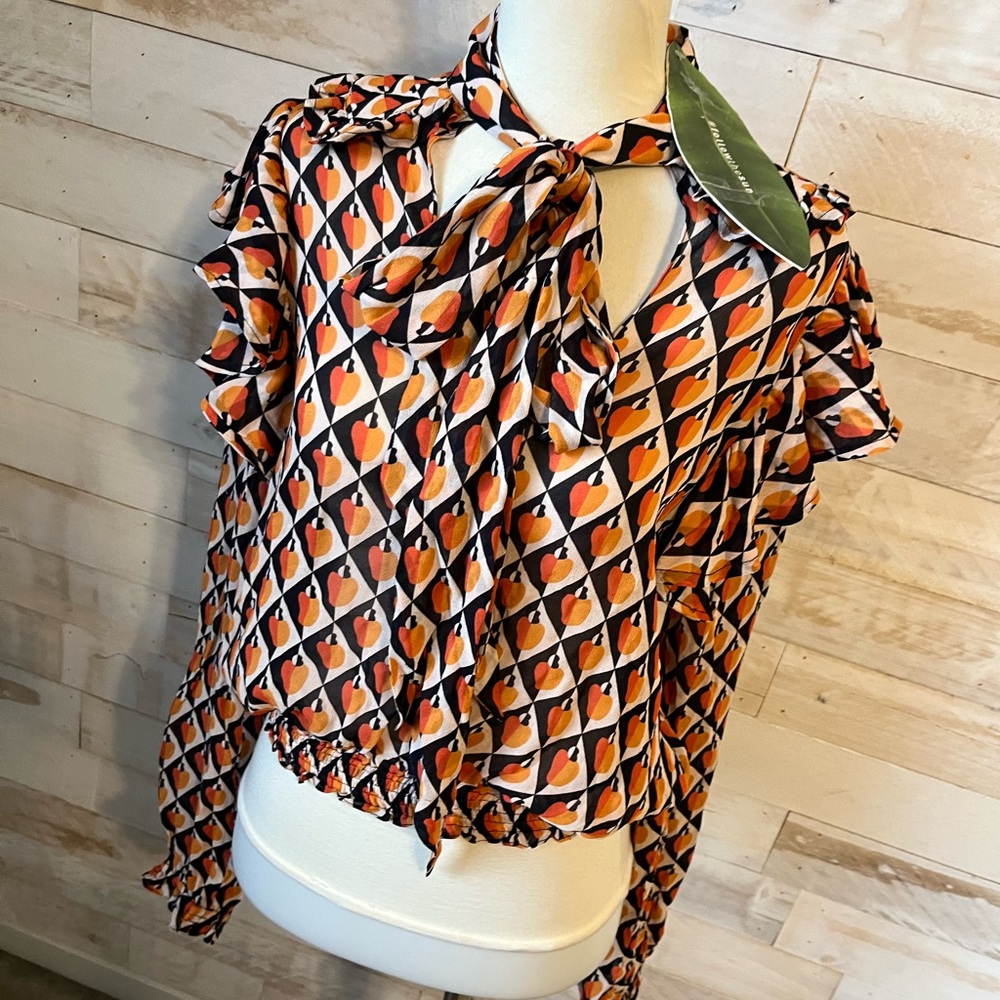 FARM Rio Multicolor Geometric Blouse - Picture 3 of 12